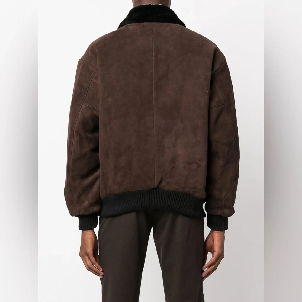 Levi's: Made & Crafted Suede Bomber Jacket